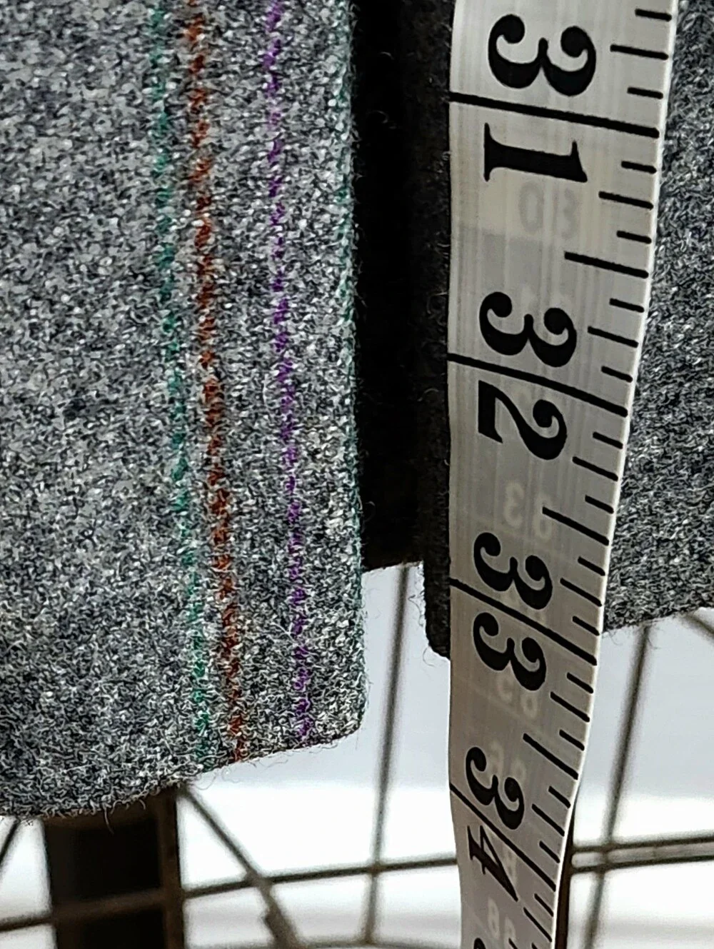 Vintage 90s Colours by Alexander Julian Maxi Skirt Grey 8 All Wool Quiet Luxury